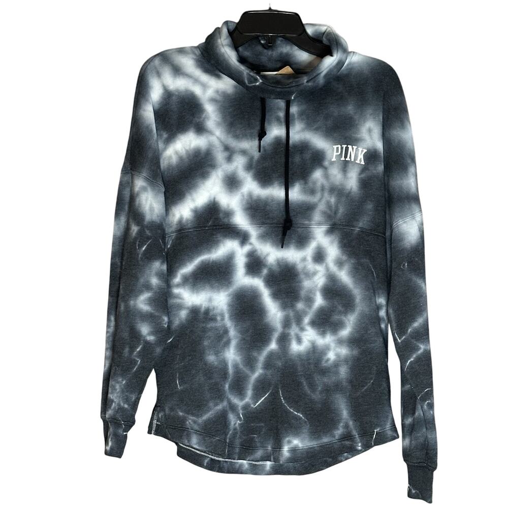 Victoria's Secret Pink NWT XS Women’s Sweatshirt Tie-dye Print Signature Logo